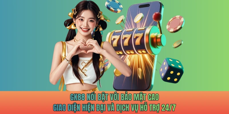 GK88 nổi bật với bảo mật cao giao diện hiện đại và dịch vụ hỗ trợ 24/7